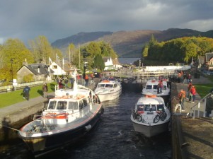 Slusen i Fort Augustus